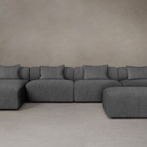 The Breuer Modular Sectional - Performance Tweed Smoke