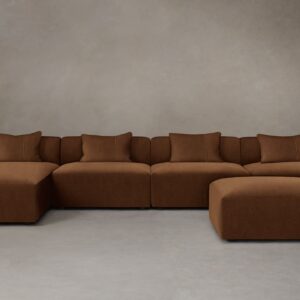 The Breuer Modular Sectional - Performance Velvet Cider