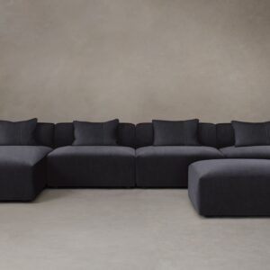 The Breuer Modular Sectional - Performance Velvet Flannel
