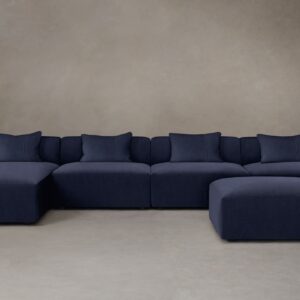 The Breuer Modular Sectional - Performance Velvet Midnight