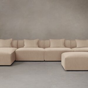 The Breuer Modular Sectional - Performance Velvet Taupe