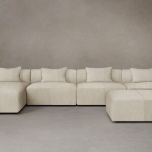 The Breuer Modular Sectional - Tuscan Leather Bisque