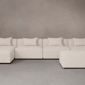 The Breuer Modular Sectional - Heritage Belgian Linen Summit