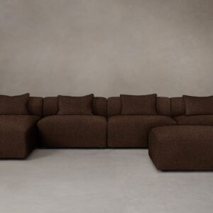 The Breuer Modular Sectional - Italian Brushed Wool Cocoa