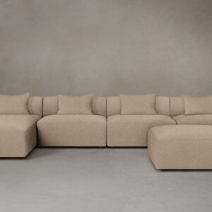 The Breuer Modular Sectional - Italian Brushed Wool Fox
