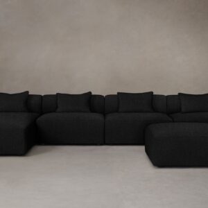 The Breuer Modular Sectional - Italian Brushed Wool Pepper