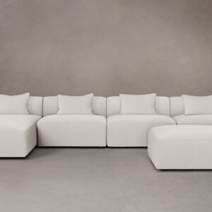 The Breuer Modular Sectional - Italian Brushed Wool Vanilla