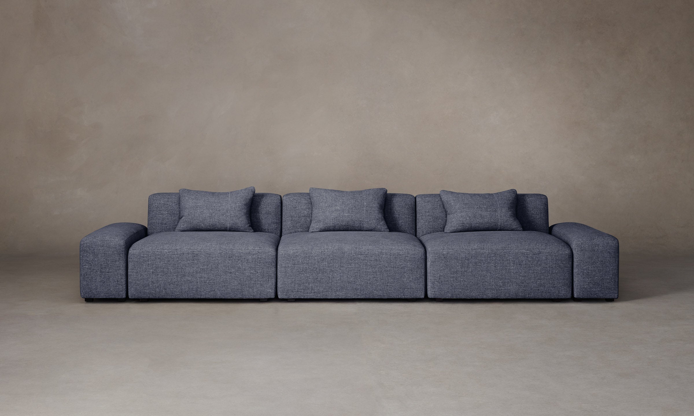 The Breuer Modular Sofa - Heritage Belgian Linen Lake