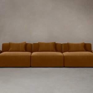 The Breuer Modular Sofa - Mohair Brown Sugar