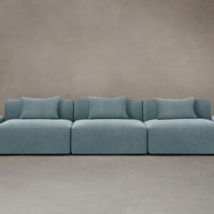 The Breuer Modular Sofa - Mohair Slate Blue