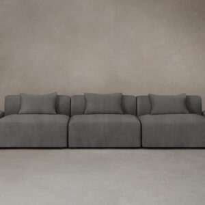 The Breuer Modular Sofa - Nubuck Leather Asphalt