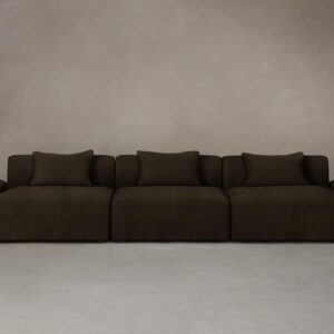 The Breuer Modular Sofa - Nubuck Leather Espresso