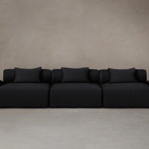 The Breuer Modular Sofa - Pebbled Leather Ink