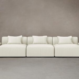 The Breuer Modular Sofa - Pebbled Leather Swan