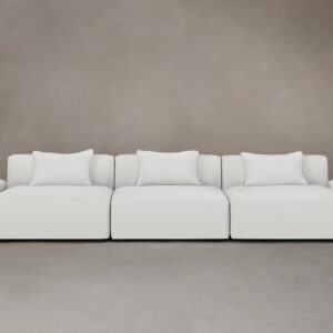 The Breuer Modular Sofa - Performance Linen Weave Pure White