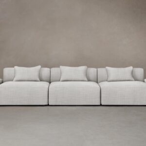 The Breuer Modular Sofa - Performance Textured Tweed Snow