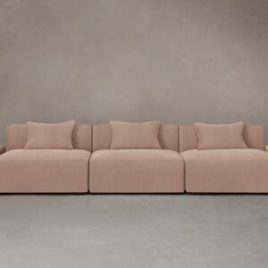 The Breuer Modular Sofa - Performance Velvet Dusty Rose