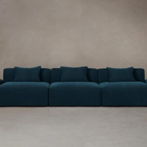 The Breuer Modular Sofa - Performance Velvet Lagoon