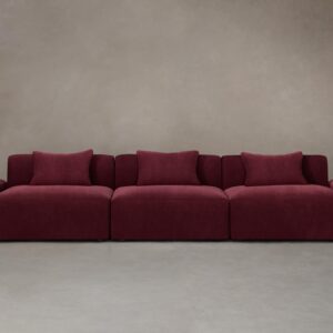 The Breuer Modular Sofa - Performance Velvet Merlot