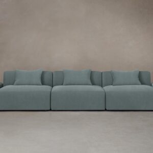 The Breuer Modular Sofa - Performance Velvet Seafoam