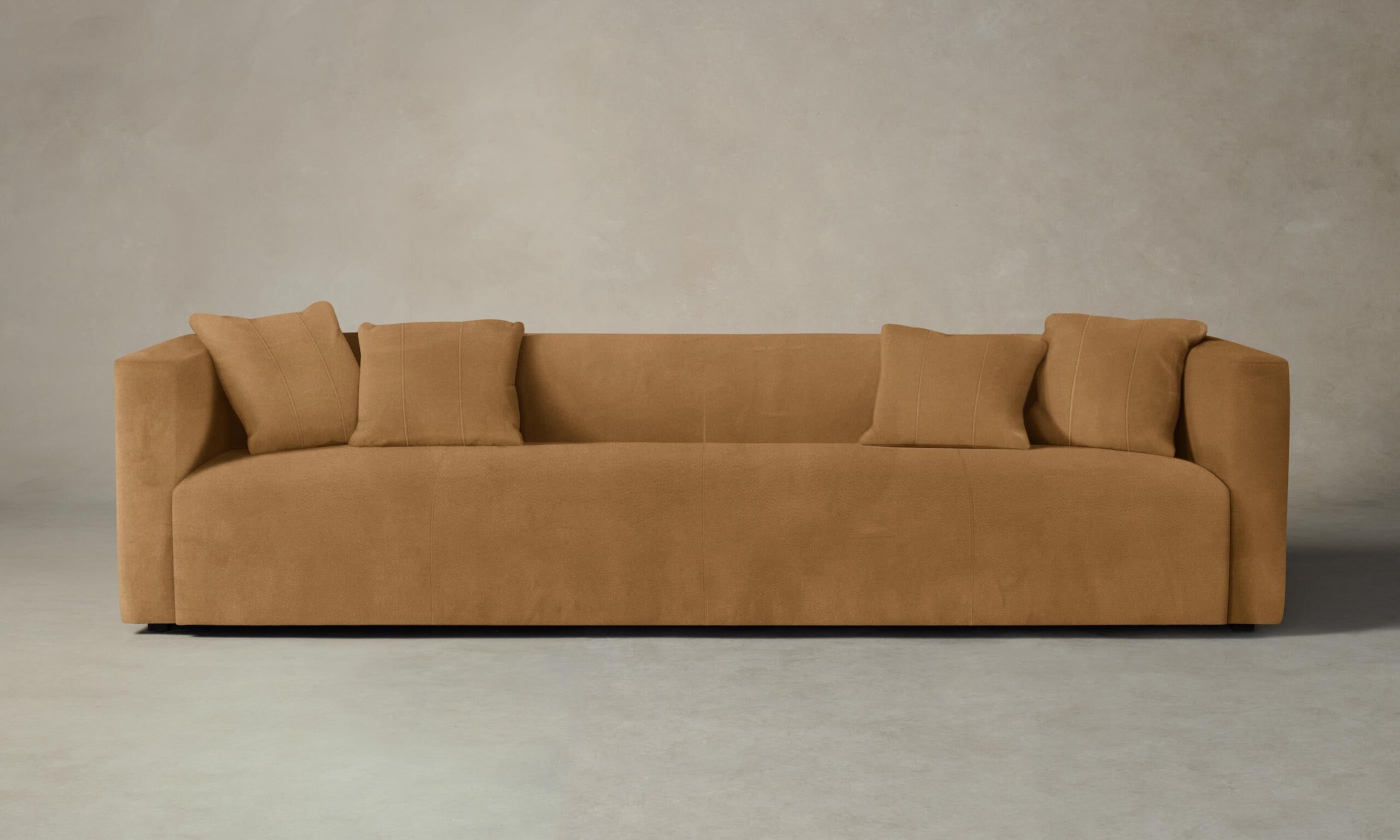 The Breuer Sofa - Nubuck Leather Saddle