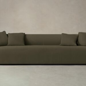 The Breuer Sofa - Pebbled Leather Truffle