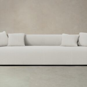 The Breuer Sofa - Performance Linen Weave Pure White