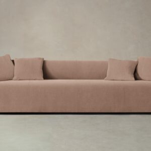 The Breuer Sofa - Performance Velvet Dusty Rose