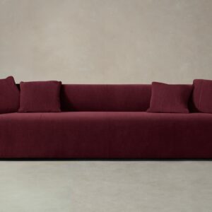 The Breuer Sofa - Performance Velvet Merlot