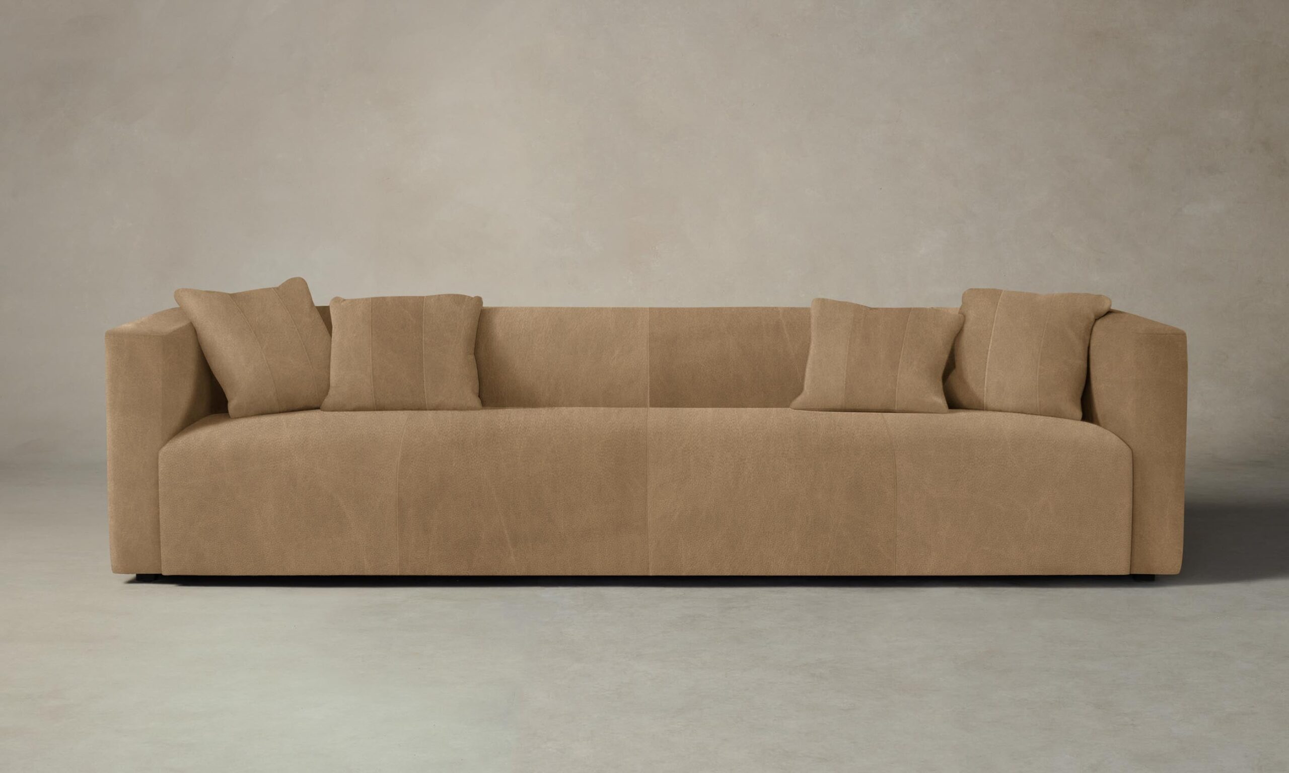 The Breuer Sofa - Tuscan Leather Camel