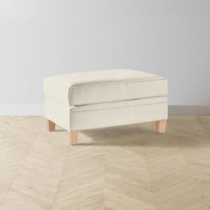 carmine-ottoman_italian-boucl-white_driftwood2.0.jpg The Carmine Ottoman - Italian Bouclé White