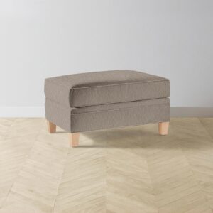The Carmine Ottoman - Performance Bouclé Morel