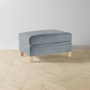The Carmine Ottoman - Performance Mélange Weave Aegean
