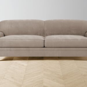The Carmine Sofa - Nubuck Leather Fawn