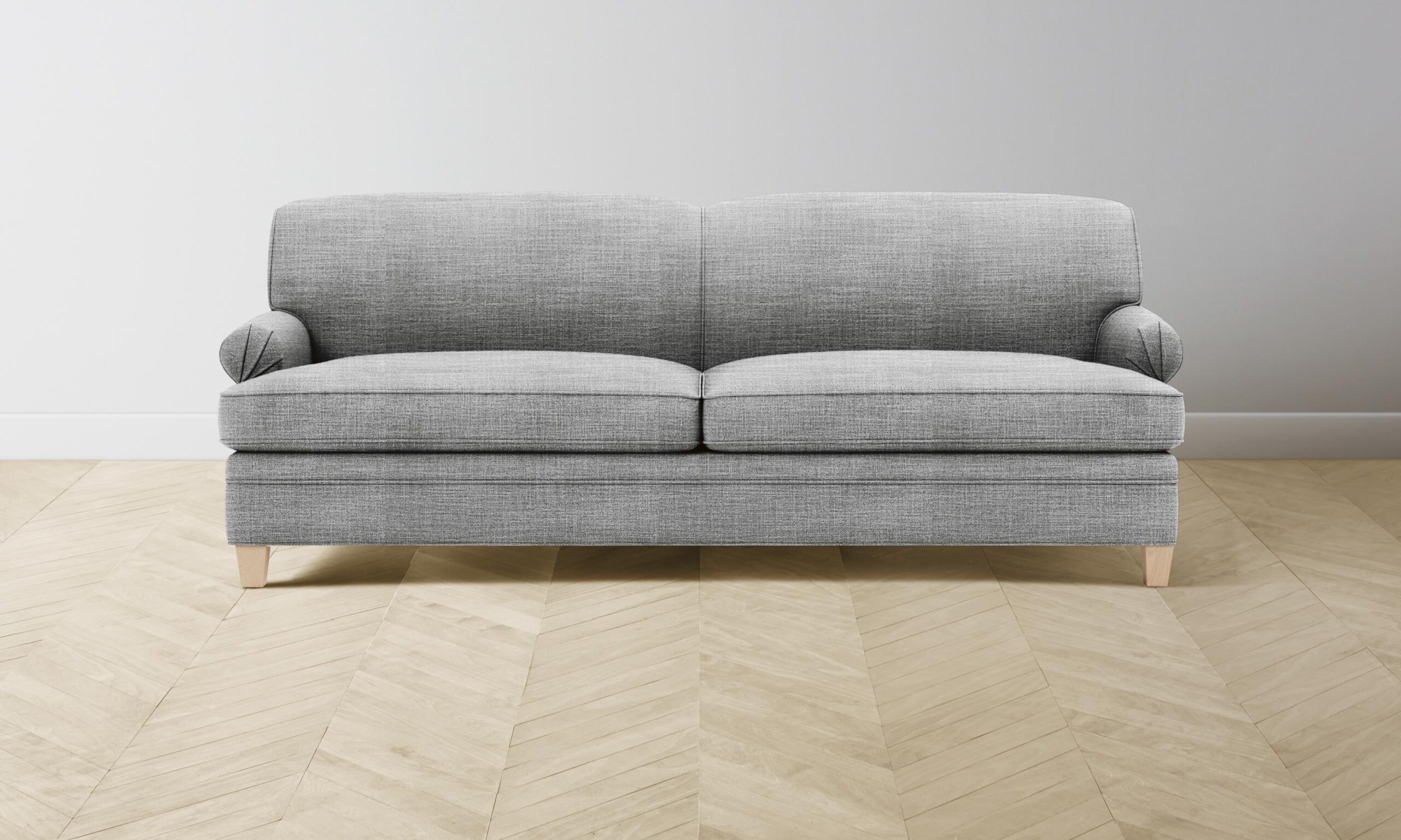 The Carmine Sofa - Performance Textured Tweed Alpine