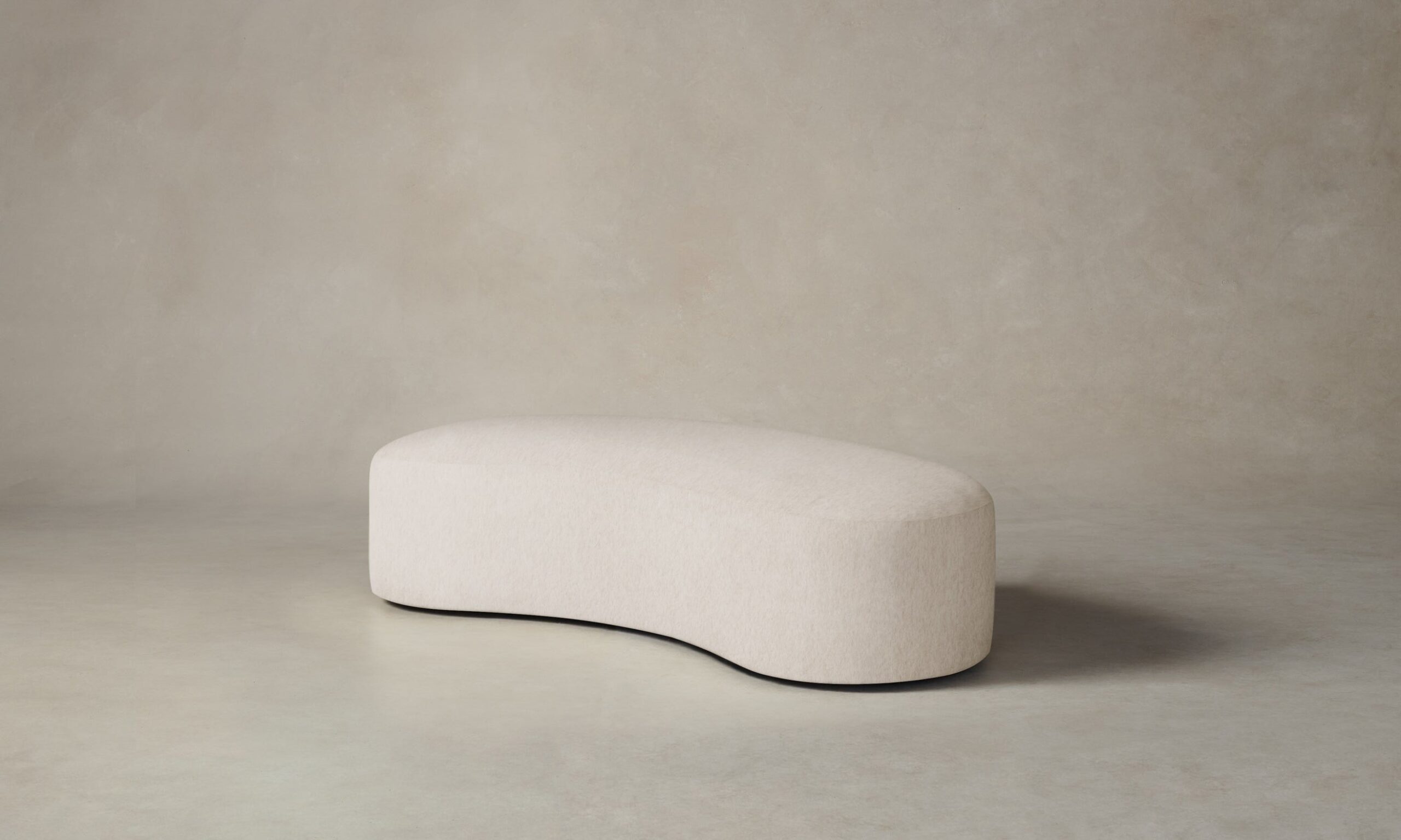 The Chelsea Daybed - Deep Pile Mohair Limestone
