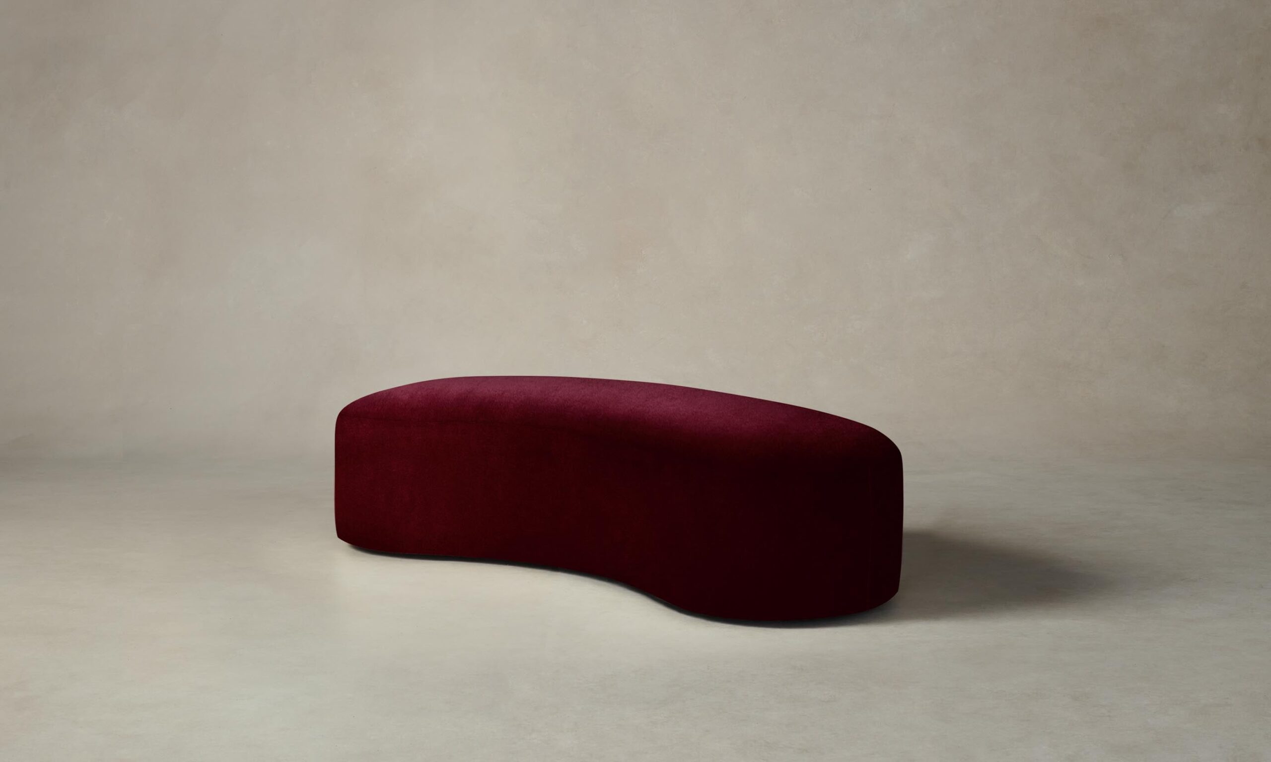 The Chelsea Daybed - Mohair Crimson