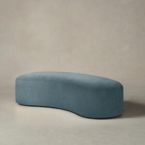 The Chelsea Daybed - Mohair Slate Blue