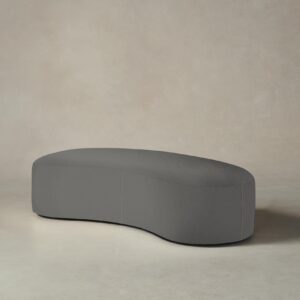 The Chelsea Daybed - Pebbled Leather Ash