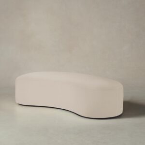 The Chelsea Daybed - Pebbled Leather Stone