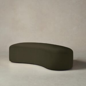 The Chelsea Daybed - Pebbled Leather Truffle