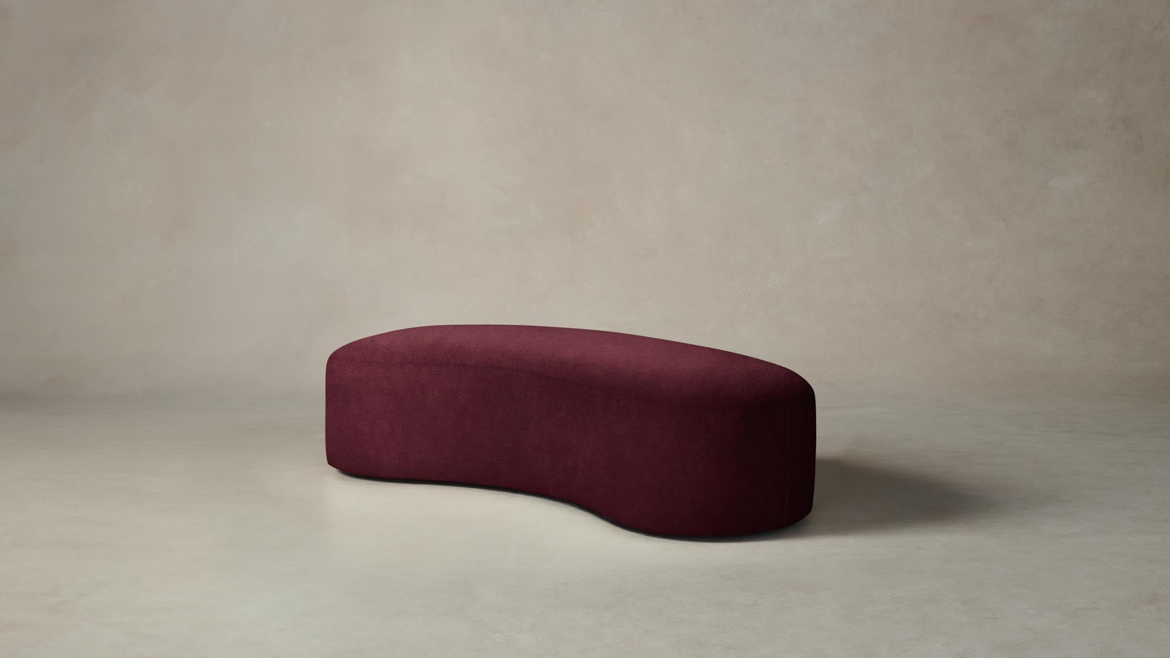 The Chelsea Daybed - Performance Velvet Merlot