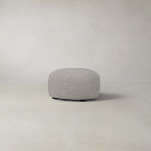 The Chelsea Ottoman - Heritage Belgian Linen Agate