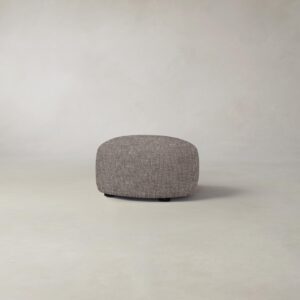 The Chelsea Ottoman - Heritage Belgian Linen Carob