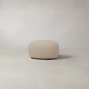 The Chelsea Ottoman - Heritage Belgian Linen Husk