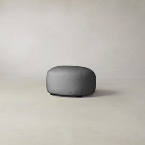 The Chelsea Ottoman - Italian Bouclé Waterfall