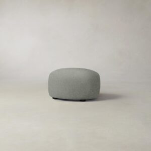 The Chelsea Ottoman - Merino Granite