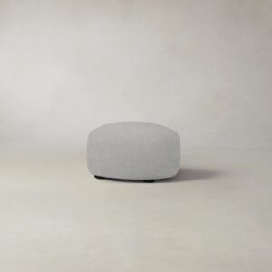 The Chelsea Ottoman - Merino Heather Grey