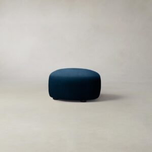 The Chelsea Ottoman - Mohair Admiral
