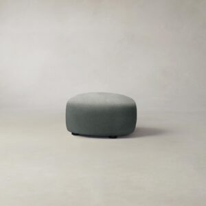 The Chelsea Ottoman - Mohair Fog